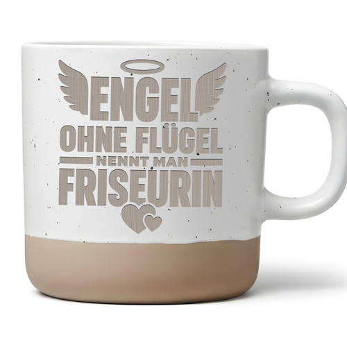 Friseurin tasse engel ohne - friseurin,