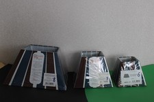 Lampenschirm Eckig Braun Blau