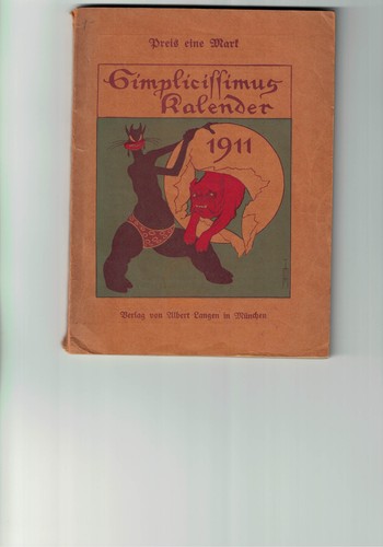 Simplicissimus kalender 1911 - kalender,