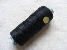 Gütermann Reform Schappeseide Nähgarn Garn 100% Seide schwarz unbenutzt 60 Meter