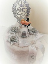 ♥ Mini - Handtuchtorte ♥ Geschenk Mitbringsel Geldgeschenk Silberhochzeit