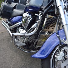 SUZUKI INTRUDER VL1500 / BOULEVARD C90 Sturzbügel Motorschutz mit Fußrasten