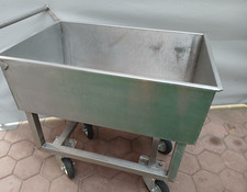 Küchenmulde ca. 120 Liter Mengmulde Edelstahlmulde Edelstahlwanne Gastrowanne