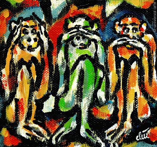 Jacqueline ditt drei affen - drei,