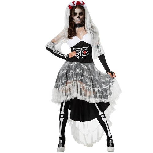 Kostüm damen zombie - kostüm, skelett