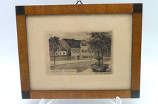 Radierung Weimar Schillerhaus