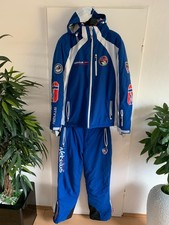 Ski-Set Ski-Jacke Skihose Herren Nebulus Größe L Blau Weiß