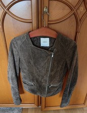 Echte Wildleder Bikerjacke von
