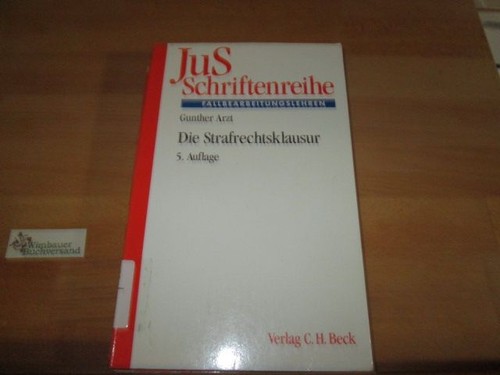 Die strafrechtsklausur von - strafrechtsklausur., /