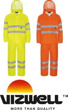 Warnschutz vizwell regenanzug - warnschutz,