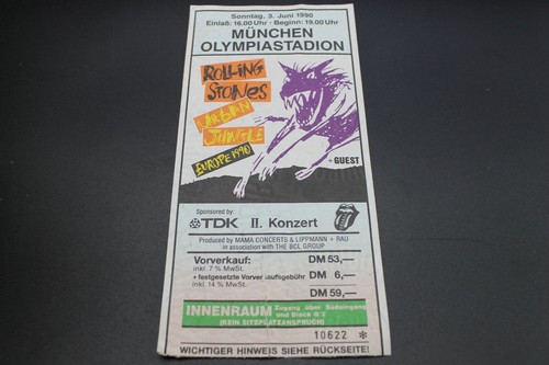 Altes konzertticket rolling - altes,