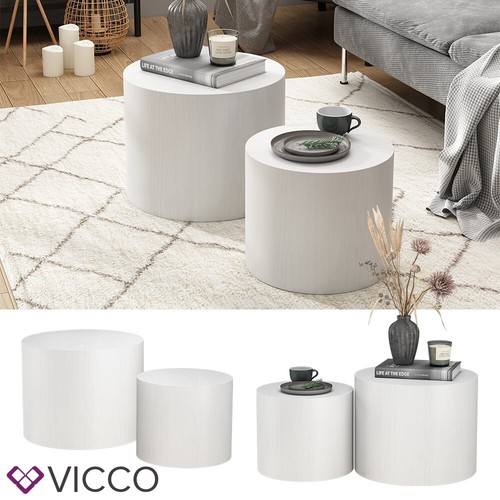 Couchtisch set giva - couchtisch-set, weiß