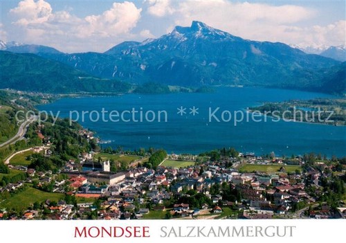 Mondsee salzkammergut panorama - mondsee,