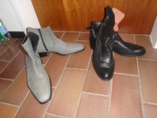  Herren Leder Stiefeletten