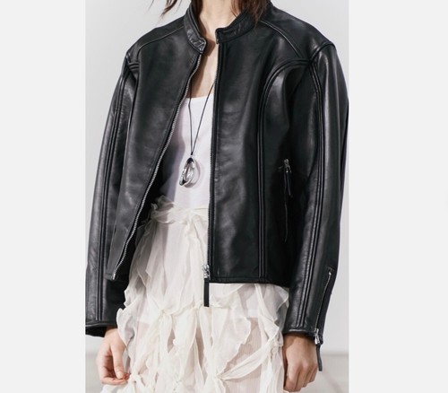Zara jacke lederjacke luxus - zara,