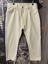 Levi 501 cropped button - levi's, fly