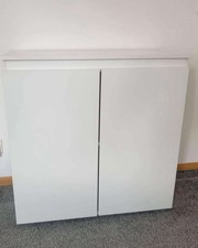 Kommode Sideboard Anrichte Schrank Blanc weiß 80x80 cm