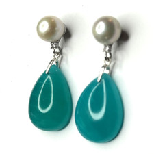 Feine Ohrringe Amazonit