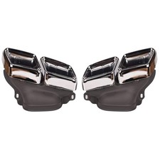 2*Endrohre Auspuffblende für