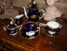 Echt WEIMER Kobalt Blau Gold