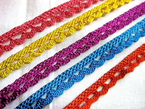 Posamenten borte 25 - 2m, /1,25€