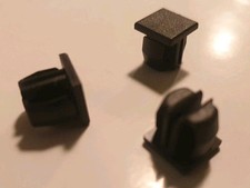 5 x 9+9 mm Bohrloch Abdeckkappen Blindstopfen  Abdeckstopfen Bohrung 8mm Schwarz