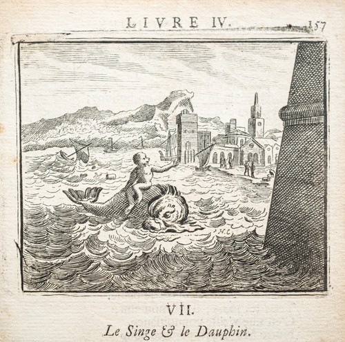 Fabeln fontaine delphin - fabeln,