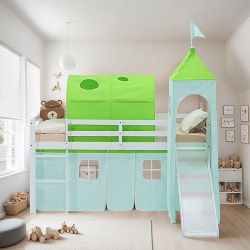 Hochbett 90x200 kinderbett mit - 90x200,