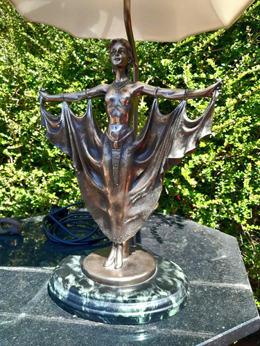 Art deco jugendstil tischlampe - art,