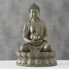 Buddha Brunnen  LED  Garten Figur Dekoration Beleuchtung  Neu
