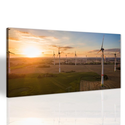 Sonnenuntergang windmühlen - sonnenuntergang,