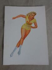 alter Prospekt Veedol HD 900 Mercedes Benz mit Pinup Girl