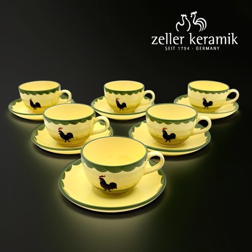 Zeller hahn und henne - hahn, 6x