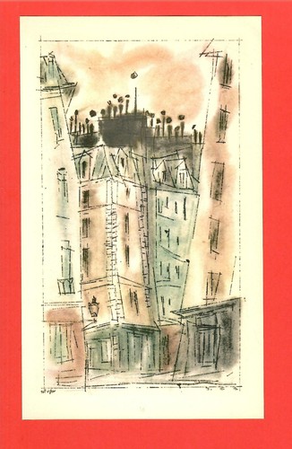 Down town lyonel feininger - town,