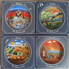 Wandteller 4 Jahreszeiten