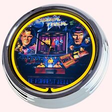 N-0761 Wanduhr "Flipper Star Trek 25th Anniversary Data East" Neonuhr Wohnzimmer