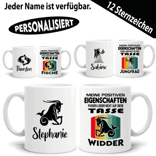 Tasse sternzeichen geburtstag - tasse,