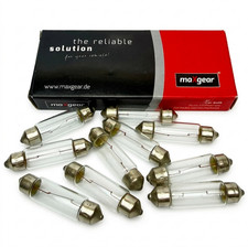 10 x C10W Lampen 10W 12V Birne