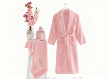 Bademantel Set 2-teilig mit