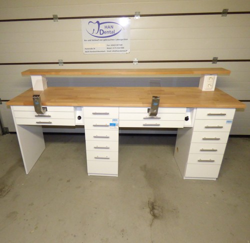 2er labortisch arbeitsplatz - labortisch,