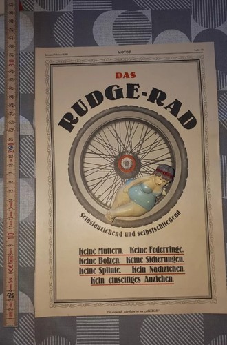 1921 orig reklame rudge - 1921,