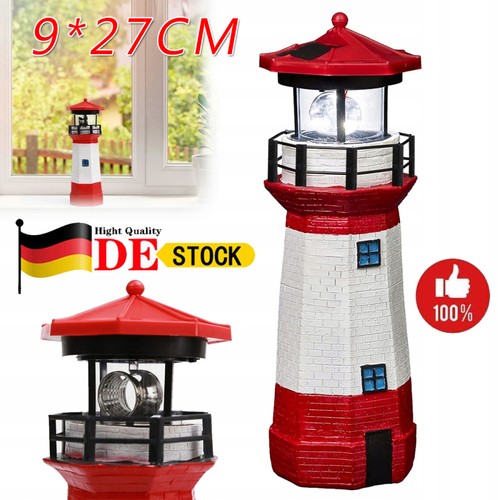 Roter solar leuchtturm - roter, solar-leuchtturm