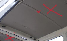1x VW T4 Himmel Innenraum