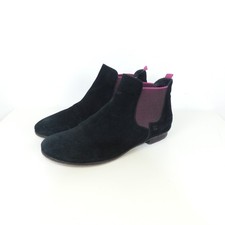 DONNA CAROLINA Stiefeletten Ankle Boots Schwarz Pink Gr. EUR 40