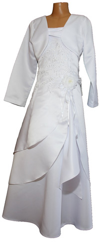 Kommunionkleid mit bolero - kommunionkleid,