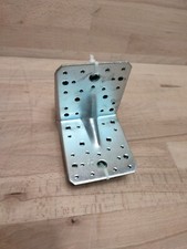 10 Winkelverbinder Nagelplatte Bau-Winkel verzinkt 100x100x90x3 mm Winkel Neu