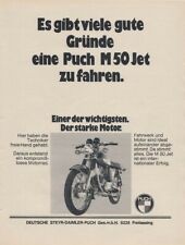 Puch M 50 Jet - Reklame Werbeanzeige Original-Werbung 1975