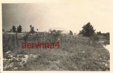 Stacheldraht Absperrung an Bunkeranlage in der Champagne Frankreich