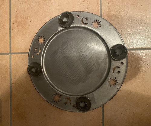 Runder kerzenhalter aus - kerzenhalter,