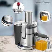 Entsafter Edelstahl 800W Zentrifuge Juicer Gemüse Obst 1,8L 5 Stufen